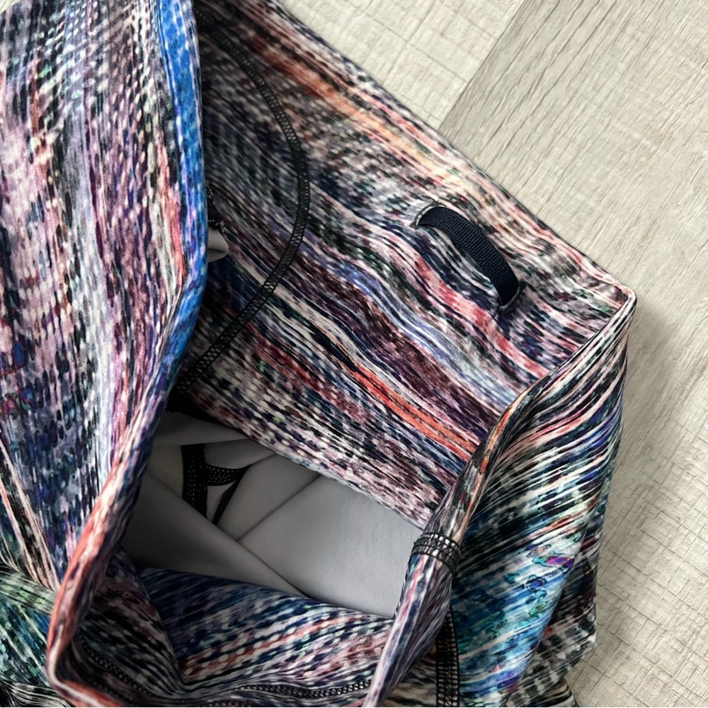 NEW LULULEMON Wunder Train High-Rise Tight Digital Oasis White Multi Size 6 - Picture 8 of 13